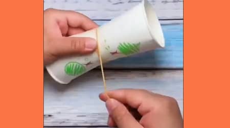 Volando Tazas De Cartón