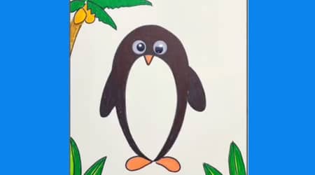 Pinguin Zeichnen Einfach