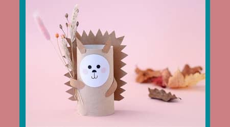 Cute Hedgehog Pencil-Halter In Der Form Von