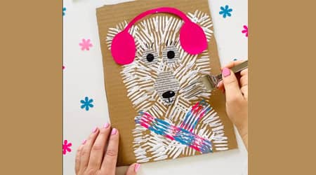 Dibujar un Oso con un tenedor