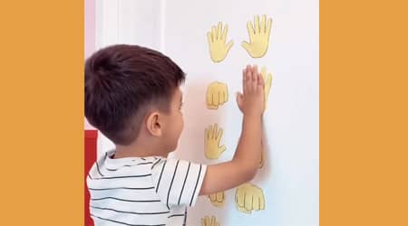 Stellen Sie Ihre Hand schnell ein