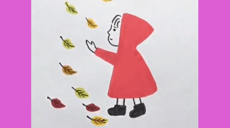 Dibujemos a una chica con capa rosa