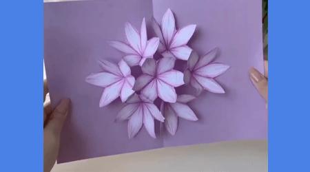 Let's make 3D flowers