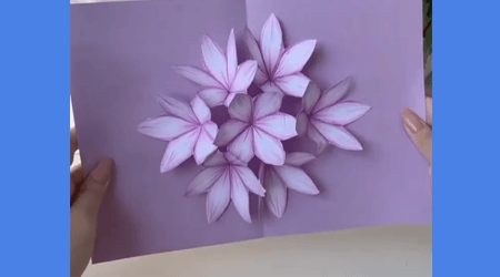 Lassen Sie uns 3D -Blumen machen