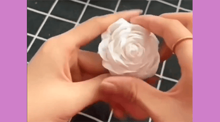 Let's make flowers from paper 1