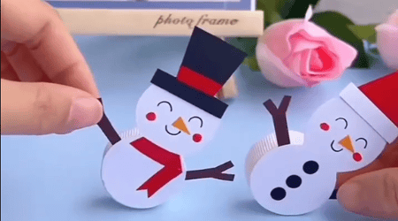 Making swinging snowman