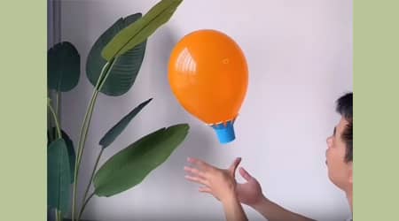 Wir machen einen fliegenden Ballon