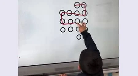 Let's reach the exit by passing through all the points once