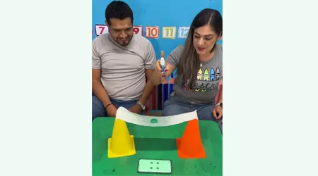 How long will the napkin paper be with the weight?