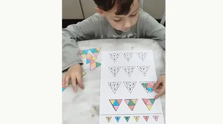 Sayılar ve Renkli Üçgenlerle Kodlama Yapalım