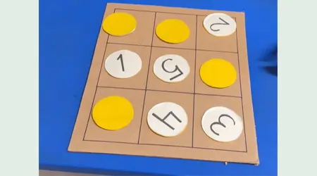 Sayıların Yerlerini Hafızada Tut ve Sırasıyla Bulmaya Çalış