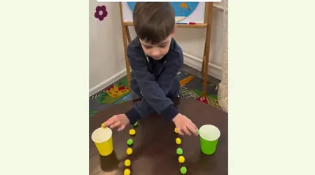 Задание 11 для правого и левого полушария мозга: расставим цвета в нужных местах