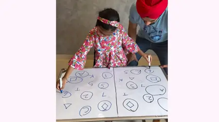 Right and Left Brain Activity 12: Using Both Hands to Circle Objects