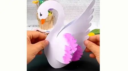 Einfacher Schwan zeichnen