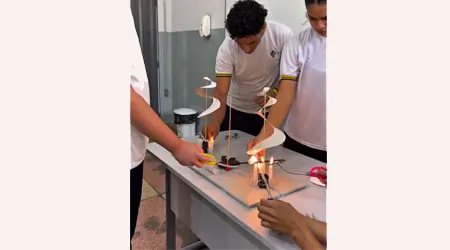 Sıcak Havanın Dansı: Kağıt Sarmalıyla Konveksiyon Akımlarını Keşfediyoruz - 10 Yaş ve Üstü