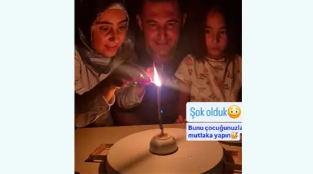 Dumanla Yeniden Yanan Mum Deneyi