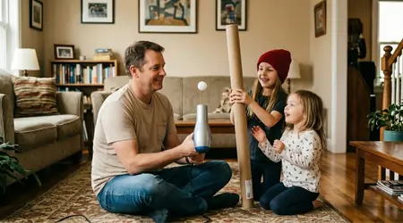 Evde Saç Kurutma Makinesi ile Pinpon Topu Deneyi - Bernouilli İlkesi