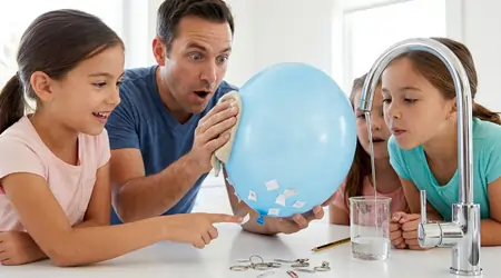 Statik Elektrik Deneyi: Balonla Nesneleri Hareket Ettirin! - 8 Yaş ve Üstü