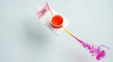 Evde STEM Etkinliği: Pipetli ve Renkli Yüzen Tekne - 6 Yaş ve Üstü